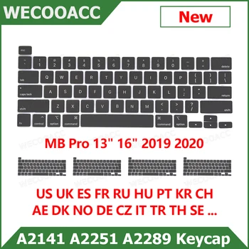 Новый A2141 A2289 A2251 Клавиши клавиатуры Keycaps Для Macbook Pro Retina 13 