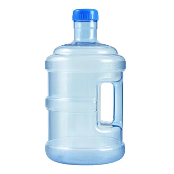 Бутылка для воды объемом 5 литров, ведро для хранения воды объемом 5 литров с ручкой, портативная бутылка для минеральной воды большой емкости, блестящая бутылка для воды