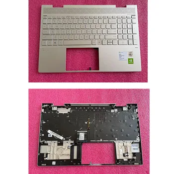 Клавиатура с подсветкой для ноутбука США без верхней крышки/тачпада в виде корпуса для HP ENVY 15-ED TPN-C149 L93226-001 L93227-001 UMA/DIS