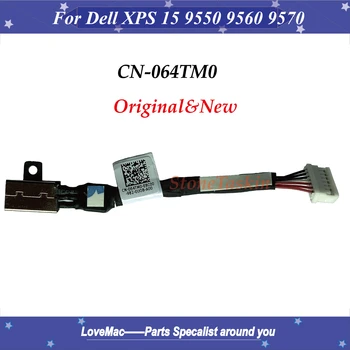Новый кабель постоянного Тока CN-064TM0 Для Dell XPS 15 9550 9560 9570 Precision 5510 5520 5530 M5510 M5520 M5530 провод для ноутбука 64TM0