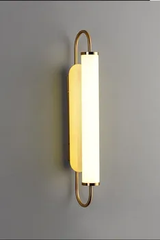 wandlamp золотое винтажное настенное зеркало для спальни настенное бра из оленьего рога, настенные светильники в деревенском стиле, светильник для чтения на гусиной шее, настенный монтаж.