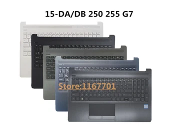 Новый оригинальный Ноутбук US/RU/CA/CF Клавиатура Чехол/Оболочка Тачпад Для HP Pavilion 15-DA-DB 250 255 G7 TPN-C135 C136 L20386-001