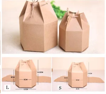Плоская коробка для упаковки пищевых продуктов из крафт-бумаги, картонная коробка для упаковки яичного пирога / бисквитного десерта