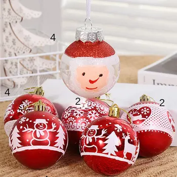 Рождественские шары Износостойкие высококачественные уличные украшения для рождественских шаров, предотвращающие падение, гладкие прочные рождественские шары многоразового использования