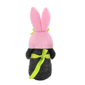 Плюшевый кролик, игрушечное украшение, подарки для детей, украшения своими руками, Пасхальная вечеринка, Плюшевый кролик-гном, игрушка