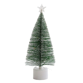 Рождественская елка с красочной светодиодной подсветкой Настольное украшение Праздничные Подарочные украшения