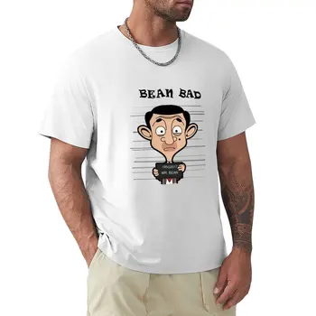 Футболка BAD BEAN, эстетичная одежда, летняя одежда, спортивная мужская футболка
