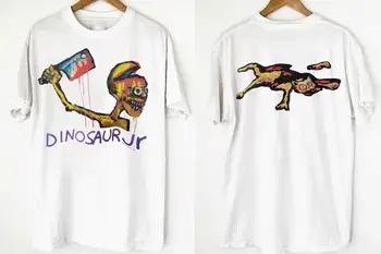 1993 Dinosaur Jr 'Start Choppin' Промо-футболка с песней Dinosaur Jr 1993 Футболка Dinosaur Jr Start Choppin, футболка Dinosaur Jr Rock Ba