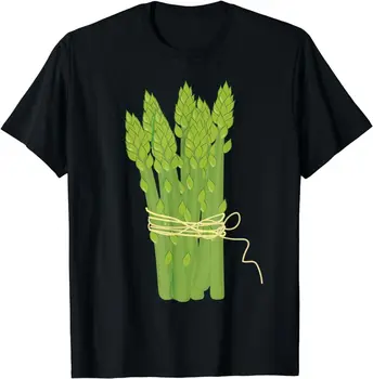 Футболка с зеленой спаржей, веганский стиль для сознательного потребителя, футболки с графическим принтом на заказ, женская мужская футболка
