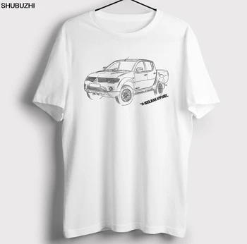 Мужская Летняя Хлопковая Стильная Повседневная Футболка С Коротким Рукавом Classic Japanese Car Fans L200 Inspired Car Man Brand T-shirt Большего размера