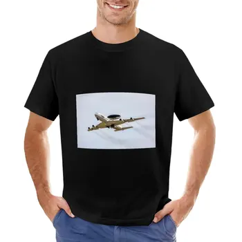 Футболка USAF Boeing E-3B Sentry, черная футболка, короткая футболка, футболки больших размеров, футболки для мужчин, хлопок