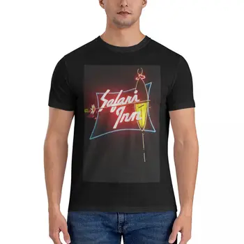 Классическая футболка Safari Inn, Блузка, мужские футболки с графическим рисунком, комплект летней одежды