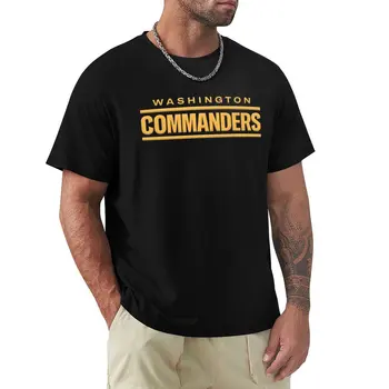 Футболка WS Commanders, милая одежда для мальчика, однотонные мужские футболки с рисунком аниме