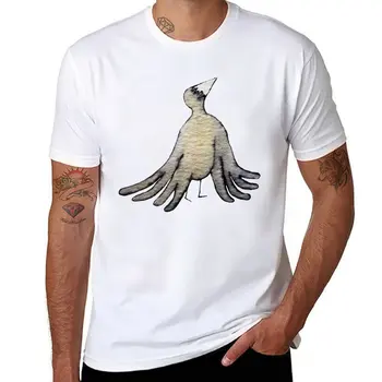 Новая футболка heavy Wings, мужская футболка, корейская модная рубашка с животным принтом для мальчиков, белые футболки для мальчиков, футболка для мужчин