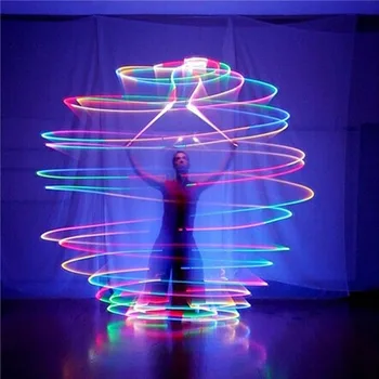 Светодиодный шар, светящиеся шары для танца живота, мячи для йоги, реквизит для фитнеса, Светящийся Неоновый свет, Рождественская вечеринка, дискотека, ди-джей