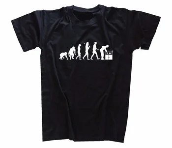 Летний стиль, мужская мода, высококачественная футболка с круглым вырезом, стандартное издание, футболка Aquarium Fish Evolution, футболки с забавным принтом, футболки-тройники
