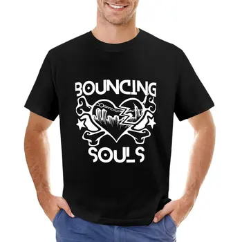 футболка с логотипом группы bouncing souls, спортивная рубашка с коротким рукавом, забавные футболки для мужчин