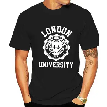 Футболка с логотипом Лондонского университета (доступны все цвета и размеры) мужская футболка