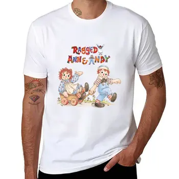 Новые футболки Raggedy Ann И Raggedy Andy, быстросохнущие футболки, топы, эстетическая одежда, мужские высокие футболки