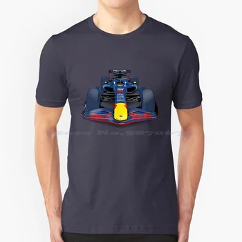 Футболка Forumla 1 Car Launch Colors Rb18, футболка из 100% хлопка, гоночный автомобиль Forumla 1 Grand Prix Fast Car Rb18