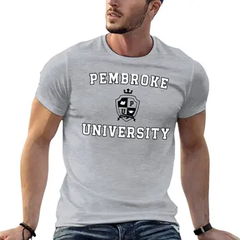 Футболка с гербом Университета Пембрук, быстросохнущая футболка, изготовленная на заказ, эстетическая одежда, комплект мужских футболок