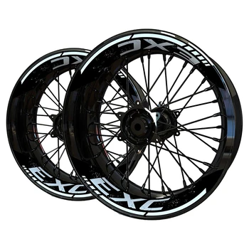 Для KTM EXC 17-Дюймовая Наклейка На Колесо С Логотипом Комплект Ободных Шин
