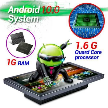 Автомобильный радиоприемник 2 Din 10,1-дюймовый автомобильный мультимедийный плеер HD MP5 Android 10,0 Автомобильный радиоприемник GPS-навигация Wifi Bluetooth