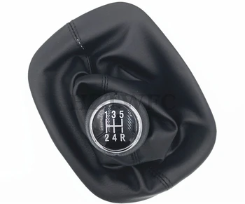 Высококачественная 5-ступенчатая ручка переключения передач автомобиля Gaitor Boot из искусственной кожи черного цвета для VW Для PASSAT B5 Для Volkswagen Bora