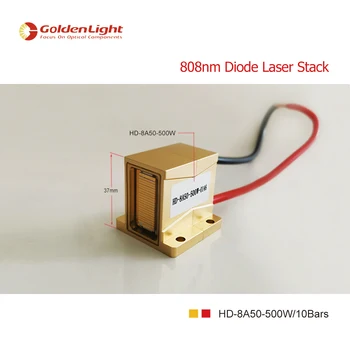 500 Вт: Диодный лазерный стек HD-8A50-D10 / Marco Channel Для эстетического лазера / 808 нм Для постоянного удаления волос
